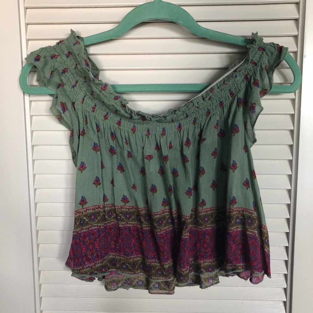 Band of Gypsies Ruffle Crop
